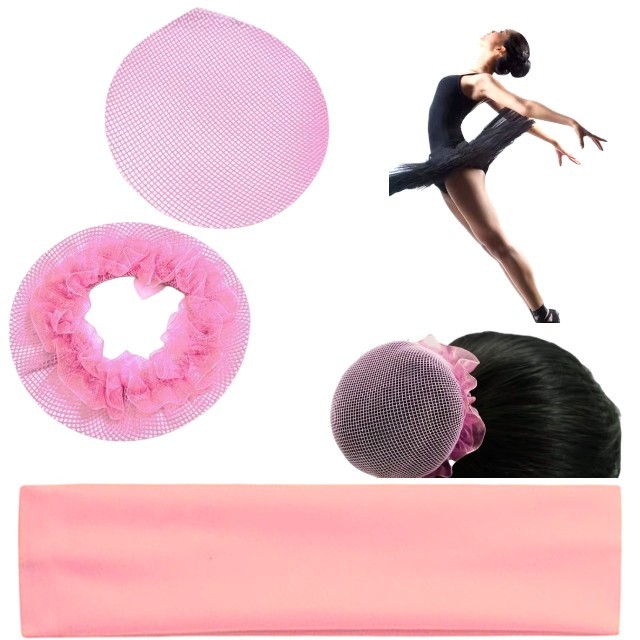 Redinha Pra Coque Ballet Acessorio Bailarina Rede Crochê Faixa Coque em Oferta na Shopee