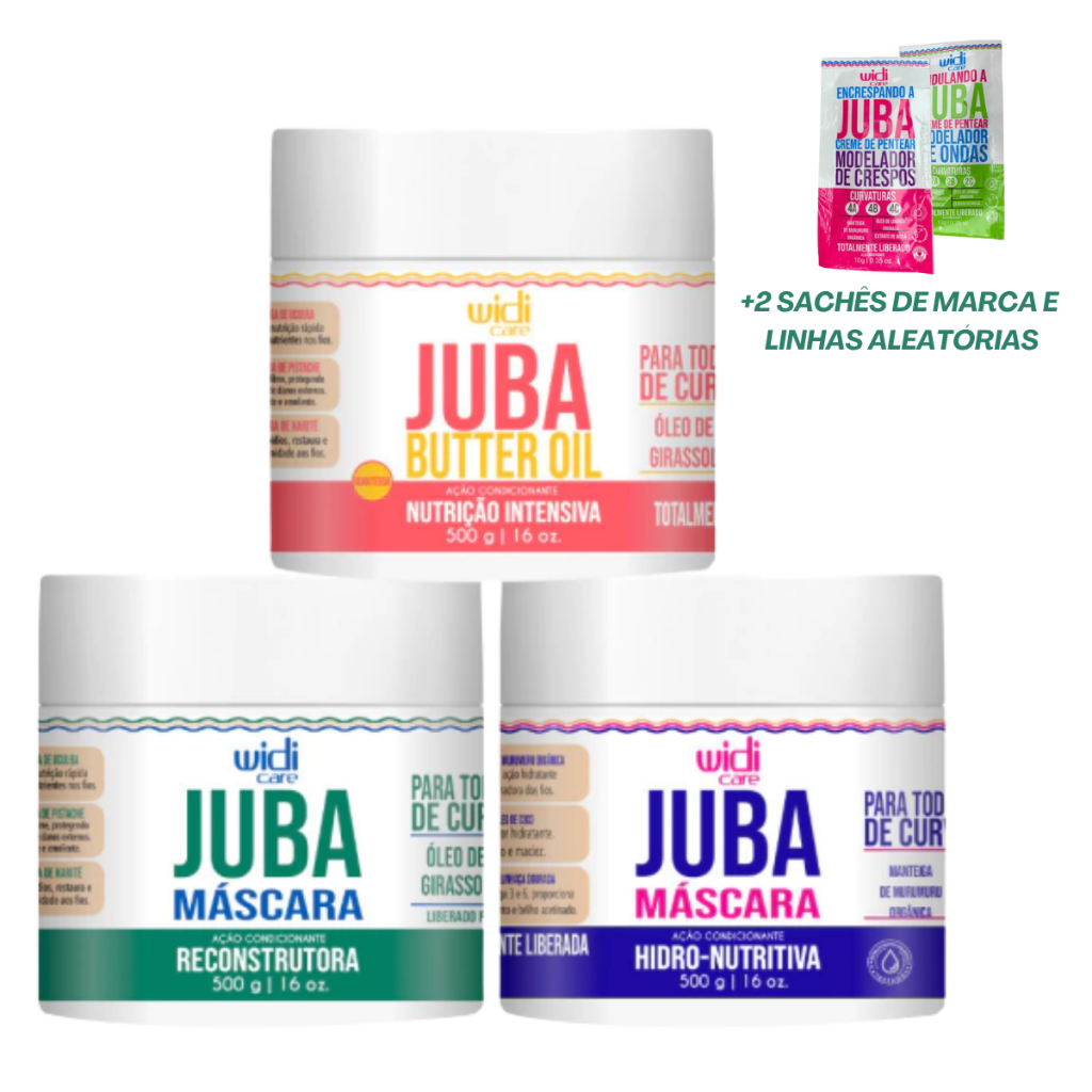 Kit Widi Care Cronograma Completo Cabelos com Curvatura + Sachês