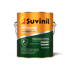 Tinta Fachada Protegida Emborrachada Cores Mais Vendidos 3,2L Suvinil