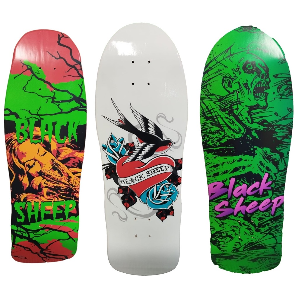 Shape Black Sheep Old School Marfim - Skateboard