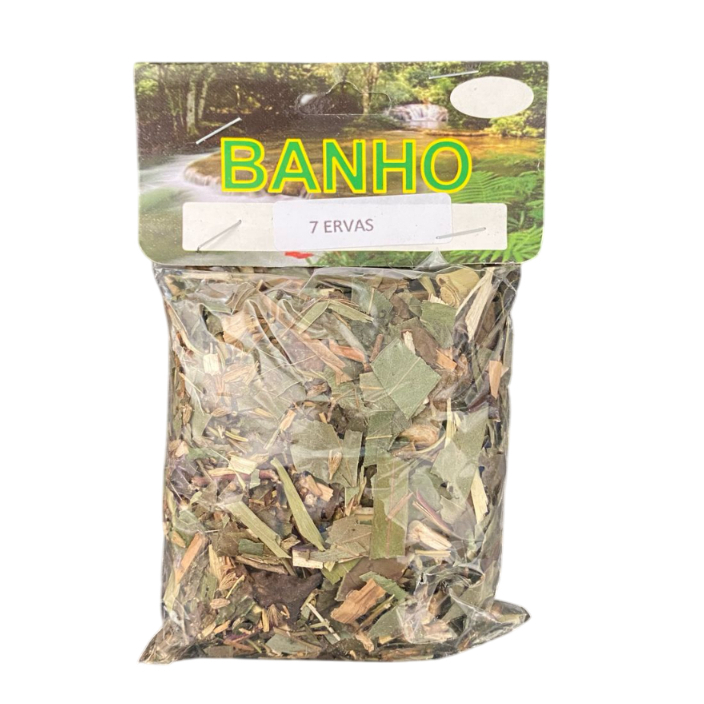 Banho Completo de Ervas Naturais - 7 Ervas