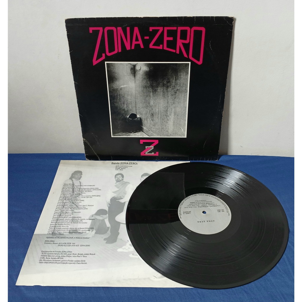 Lp Zona Zero (barão Vermelho, Legião Urbana, Ira, Titãs)