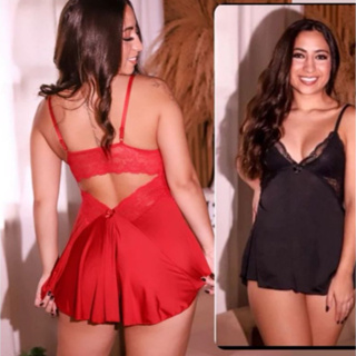 Kit com 2 Camisola sexy com renda sem bojo costa nua sensual pijama roupa de dormir em Oferta na Shopee