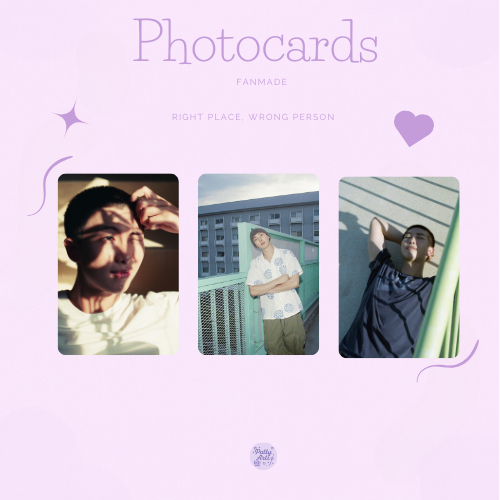 RM-Namjoon 'Right Place, Wrong Person | 13 photocards + foto 10x15 fãnmade | BTS