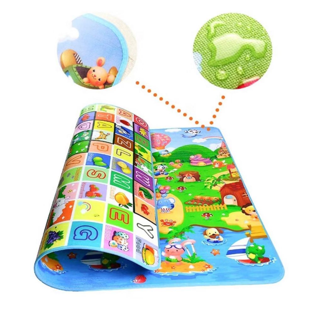 Tapete de Atividade Dupla Face 120x180 e Tapete G 2,00 X 1,80M X 0,5MM Infantil Emborrachado em Oferta na Shopee
