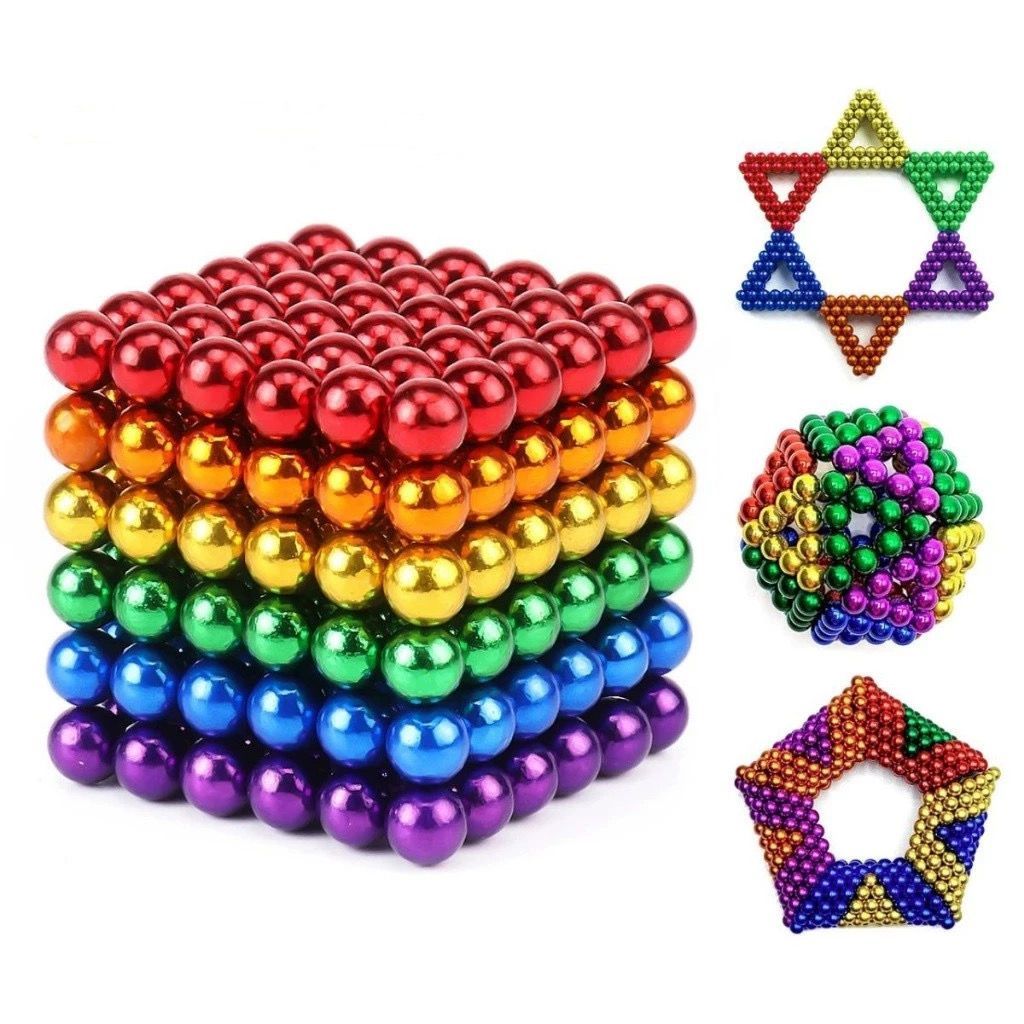 Neocube Bolas Cubo Magnético 216 Esferas 5mm em Oferta na Shopee