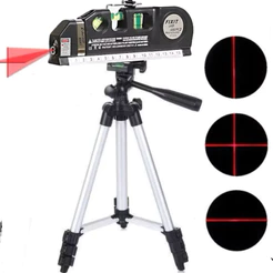 Nível Laser Profissional Trena Level Pro3 Estágios Nivelador + Tripé