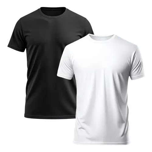 Kit 2 Camisetas Dry Fit Masculina - Casual - Treino - Academia - Esportes - Exercícios - Corrida