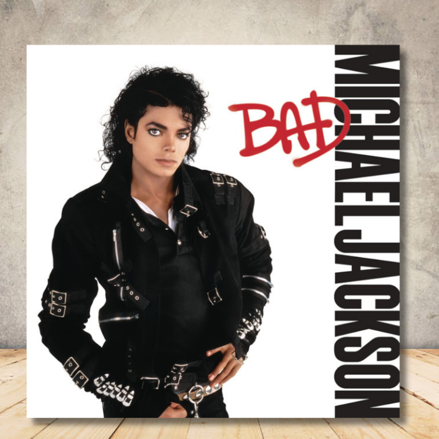 Quadro Placa Decorativa Michael Jackson Bad Albuns de Pop quadrado em Oferta na Shopee