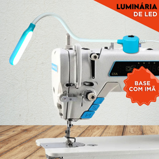 Luminária LED Máquina Costura Imã Magnético Haste Flexível 360° Industrial Doméstica em Oferta na Shopee