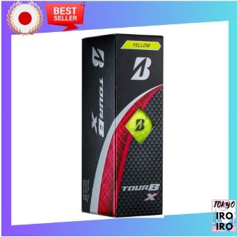 Japão Qualidade BRIDGESTONE Golf Ball TOUR Bx 2024 Modelo Caixa De Manga 3 Bolas Amarelo B4YXJ