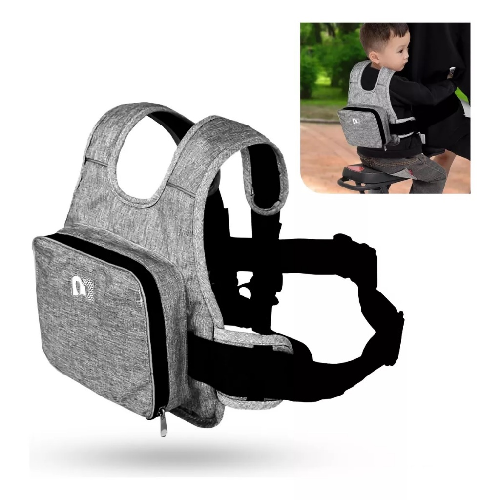 Colete Cinto De Segurança Infantil Para Andar Moto Criança