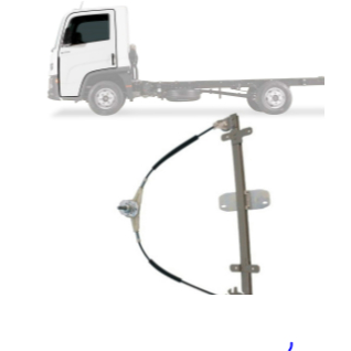 MAQUINA DE VIDRO DIANTEIRA VW CAMINHAO WORKER/ DELIVERY/ TITAN/ TRACTOR 00/ MECANICA LADO ESQUERDO