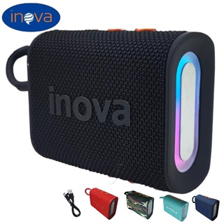 Inova ﻿Caixa de Som Bluetooth Portátil Go4 Pro Luz RGB Sem Fio Com à Prova d'Água em Oferta na Shopee