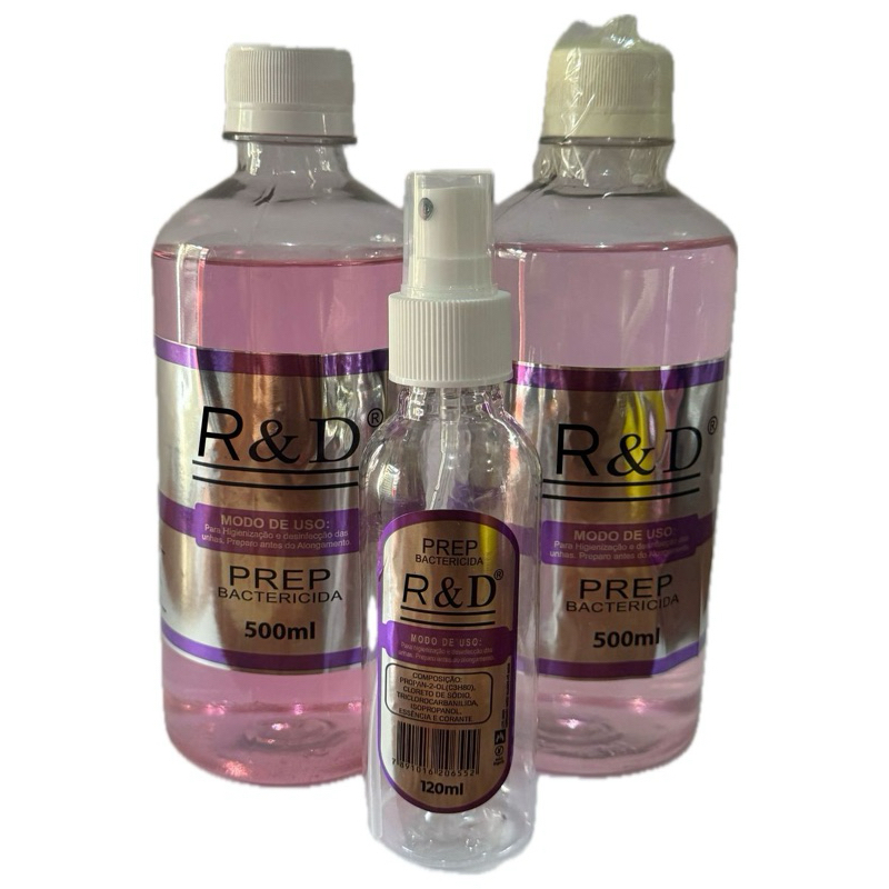 kit 2 preparador R&D 500ml mai refil em Oferta na Shopee