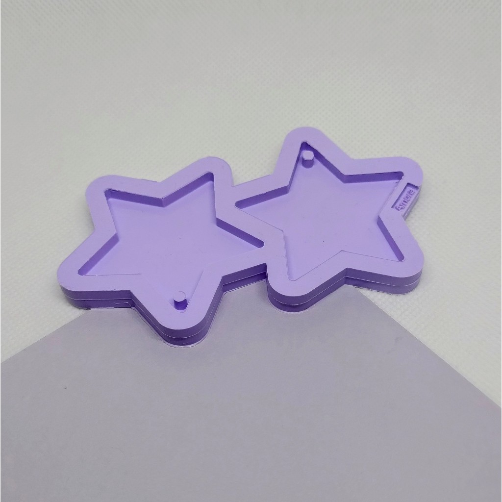 Molde Estrelas com 2 cavidades - 5cm