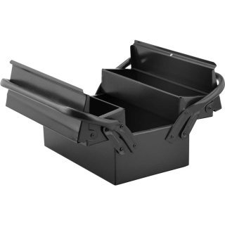 Caixa Metálica Sanfonada Para Ferramentas Com 3 Gavetas, 30 cm x 19 cm x 16 cm, VONDER em Oferta na Shopee