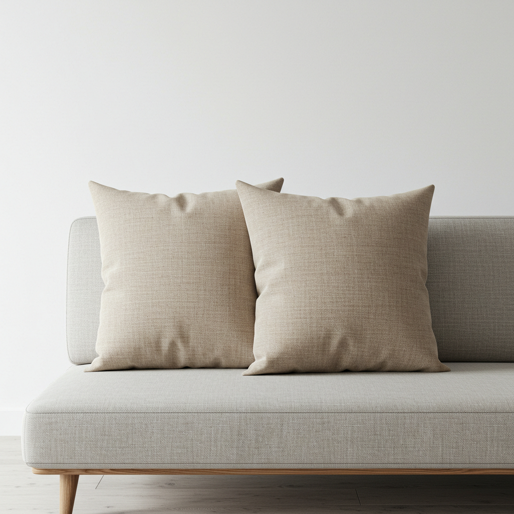 2 Capas para Almofadas Jacquard Linho 45x45cm - Várias Cores