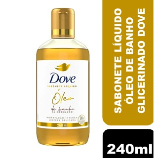 Sabonete Líquido Dove Óleo de Banho Glicerinado 240ml em Oferta na Shopee