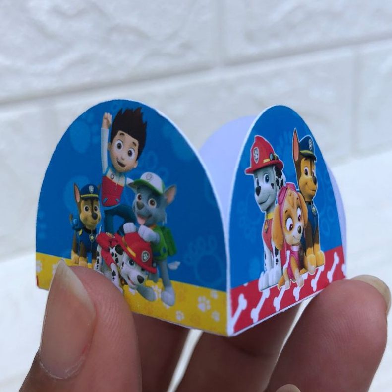 Forminha Personalizada para Brigadeiro e Docinhos PATRULHA CANINA Lembrancinhas Mimos Enfeite