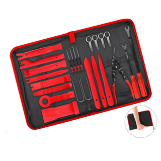 Kit 24 Espatulas Ferramenta Desmontar Painel Forro De Porta Automotivo em Oferta na Shopee