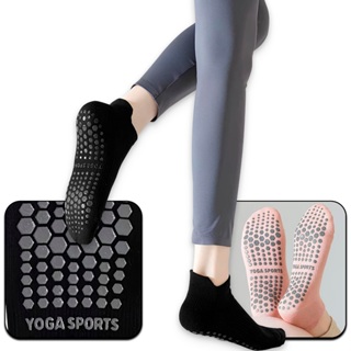 Meia Pilates para Natação, Hidroginástica, Yoga, Esportes Exercicios com Antiderrapante 33-37 em Oferta na Shopee