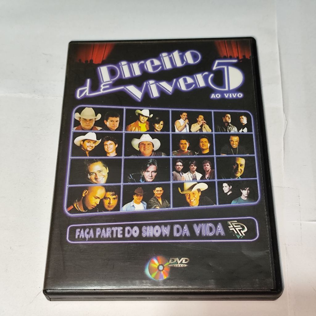 DVD Direito De Viver 5: Ao Vivo
