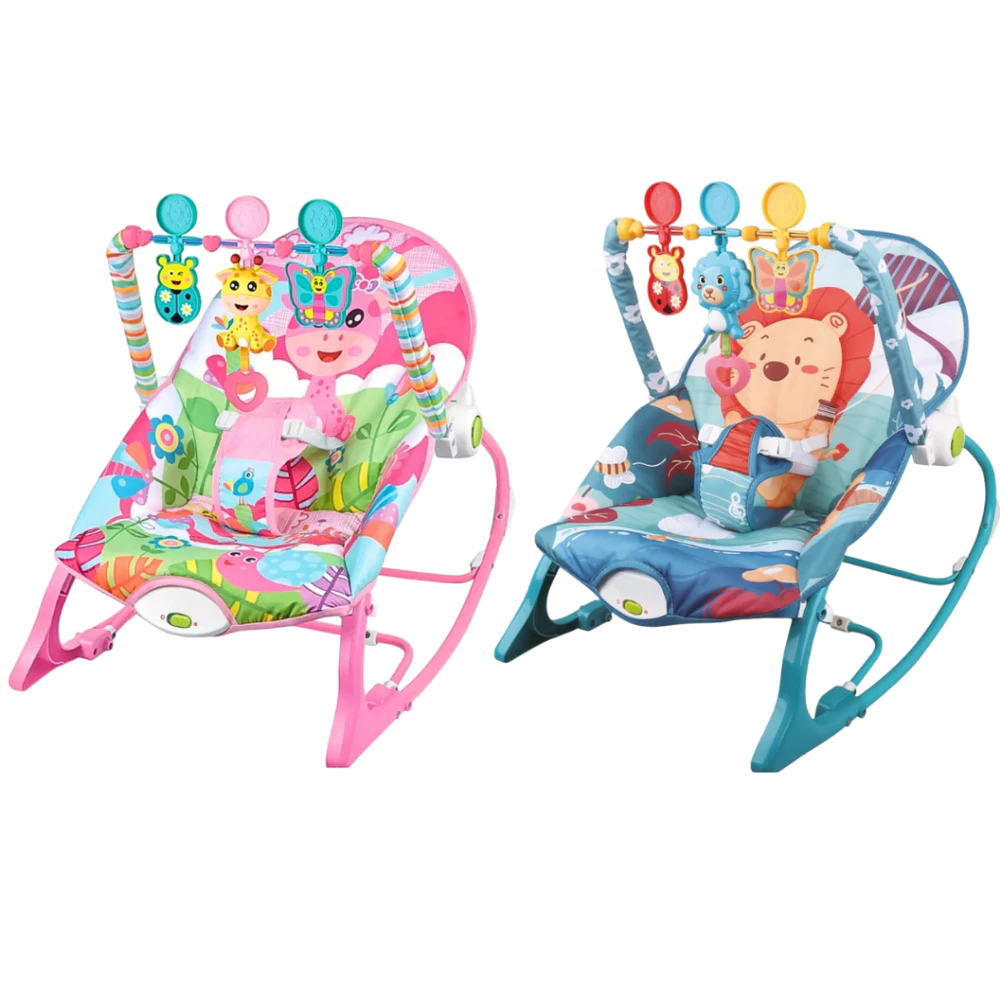 Cadeira de Descanso Vibratória e Musical Bebê Baby Zippy Toys Com Vibração Suave e Musicas