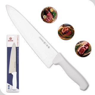 Faca Para Carne 8 Master Corte Mundial Cabo Branca  Profissional