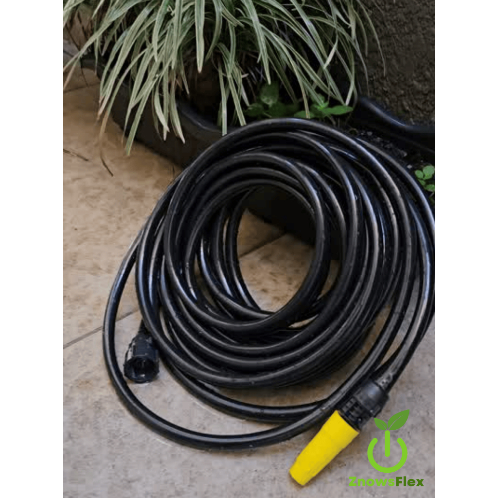 Mangueira de jardim siliconada dupla camada 10metros Flexível  pronta para usar, brinde esguicho e adaptador em Oferta na Shopee