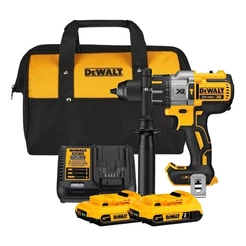 Furadeira e Parafusadeira de Impacto Dewalt 20V DCD996 Com 2 Baterias XR Brushless e Carregador Bivolt