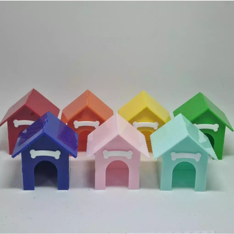 Casinha 3D Patrulha Canina (8 cm) - Casinha 3D ACRILICO / casa cachorro patrulha canina