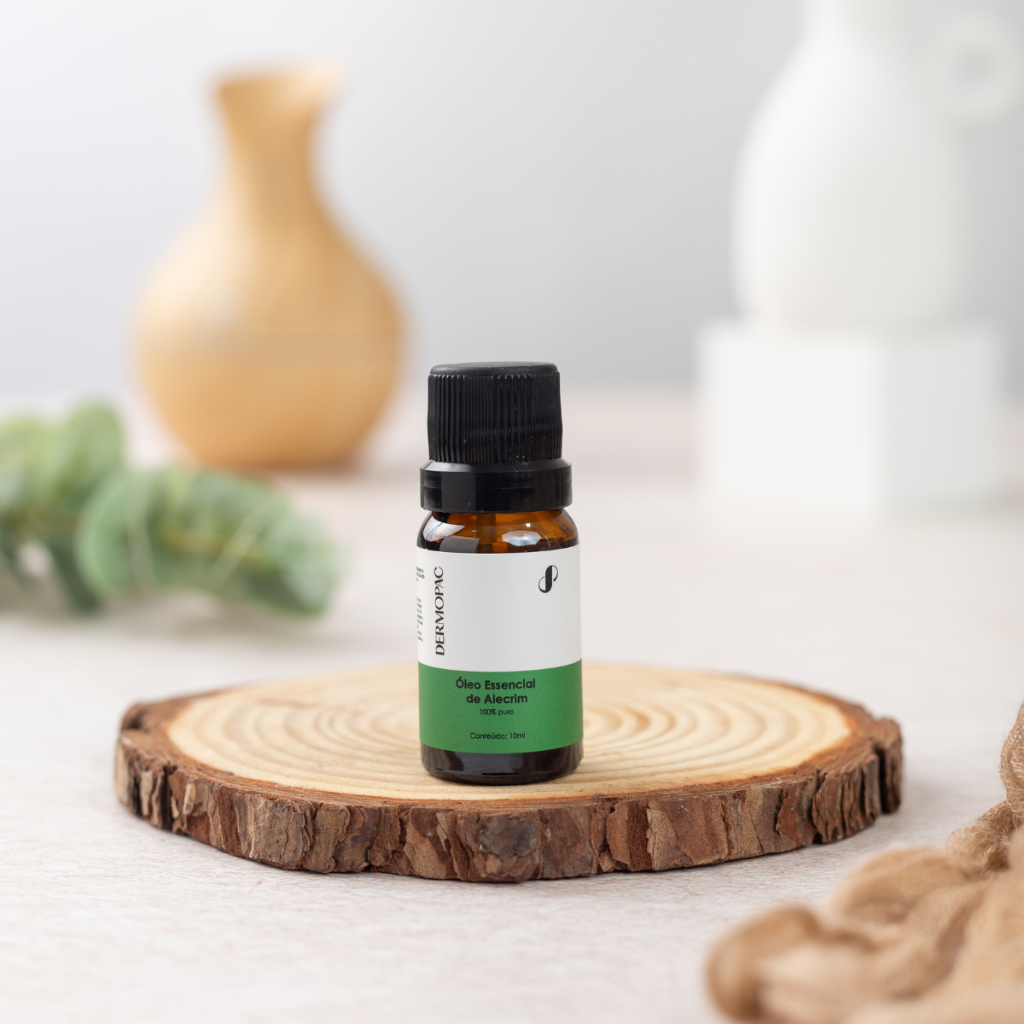 Óleo Essencial de Alecrim Puro 100% Natural Dermopac 10ml