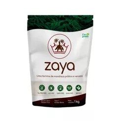 Farinha Zaya Flour Mandioca Sem Glúten Multiuso Vegana 1kg e/ou 500g
