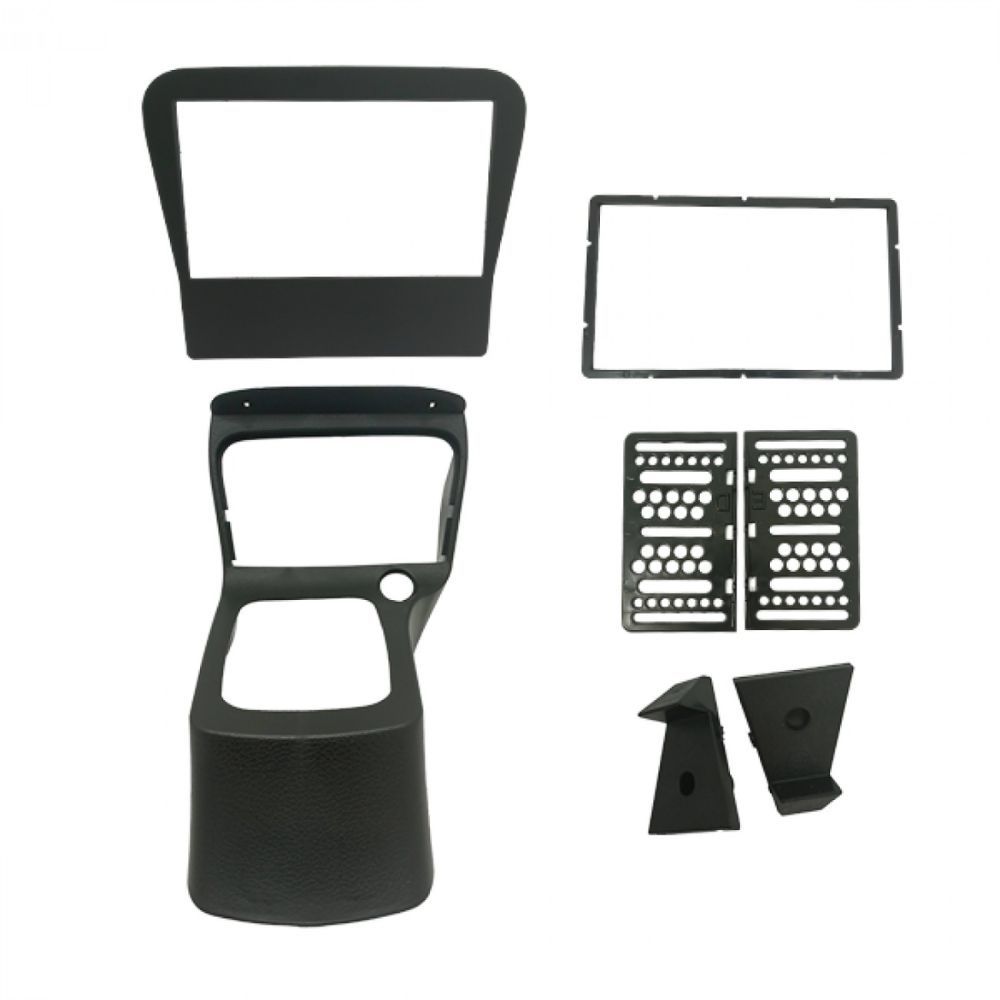 Moldura 7" Fiamon 2Din Gm Celta G1 2000 à 2005 - Preta Cód 5957