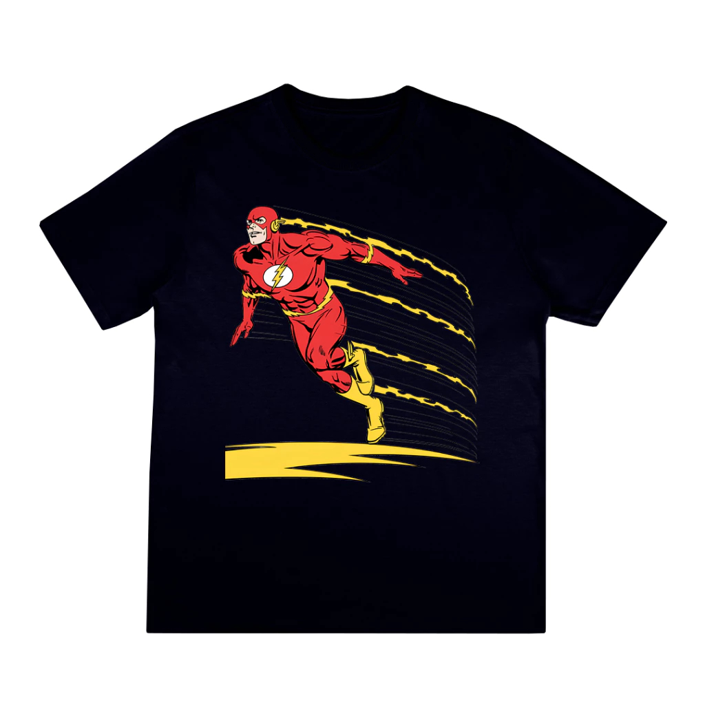 CAMISA CAMISETA T-SHIRT THE FLASH HQ QUADRINHOS 100% ALGODÃO UNISSEX
