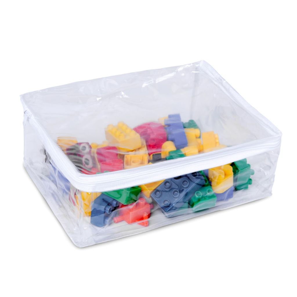 5 Saco Organizador Guarda Roupa Brinquedos Revistas C/Zíper