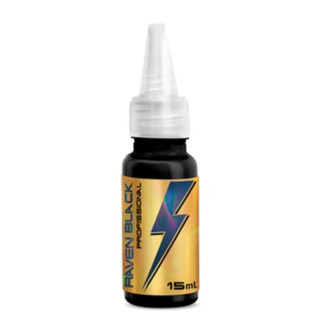 Tinta Tattoo Raven Black Electric Ink Preto Intenso Melhor que Ultra Black Dynamic Pigmento Pro Eletric