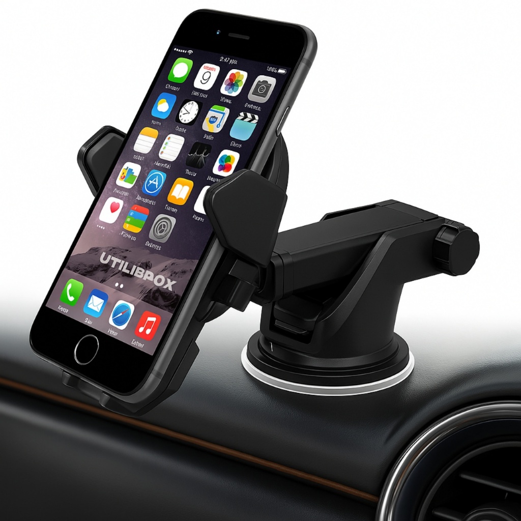 Suporte Veicular Carro Para Celular 360 ° Giratório Universal Multifuncional Ventilacao Ar Ventosa