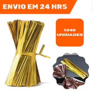Kit 1.040/2.600/5.200 Amarrilhos Lacre Arame Plastificado Multiuso em Oferta na Shopee
