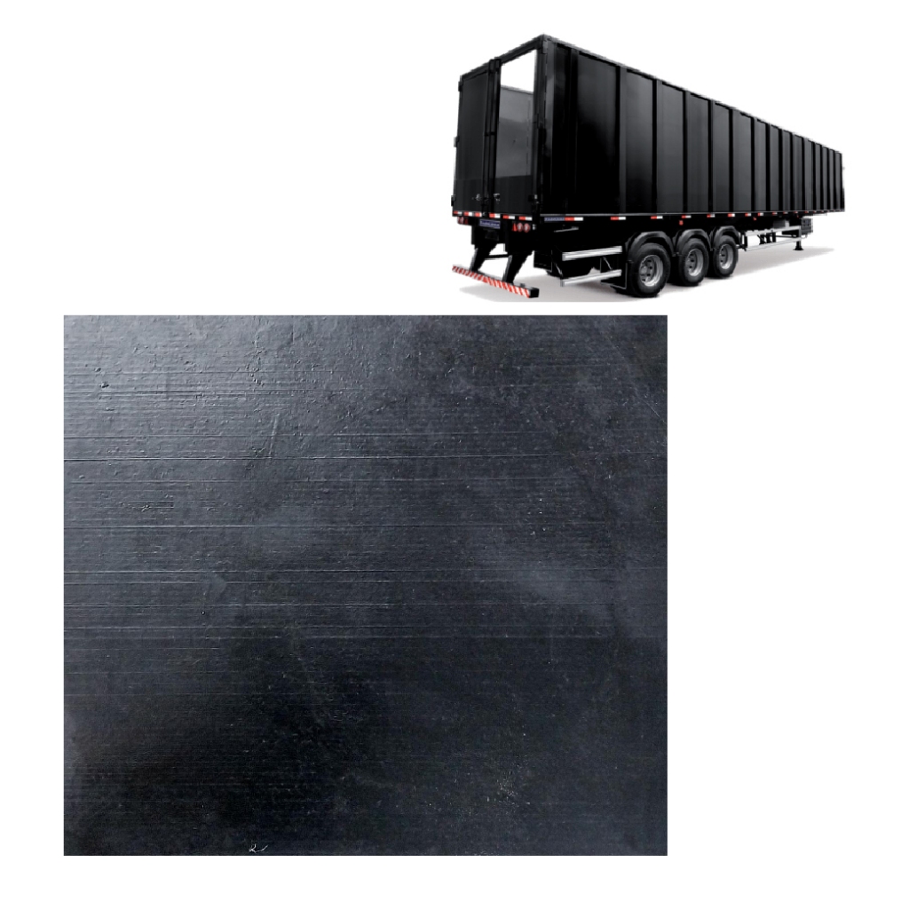 Lameiro Aparabarro Liso 70x50 Cm Carreta Caminhão Borracha