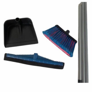 KIT SIENA TOP (VASSOURA, RODO 40CM E PÁ COM CABOS) em Oferta na Shopee