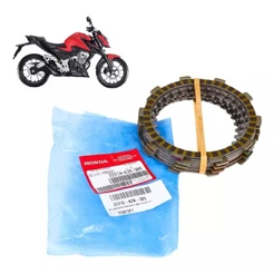 Kit Disco E Separador Embreagem Cb300f 2023 A 2024 Xre 300 Sahara 2024 Twister Original Honda