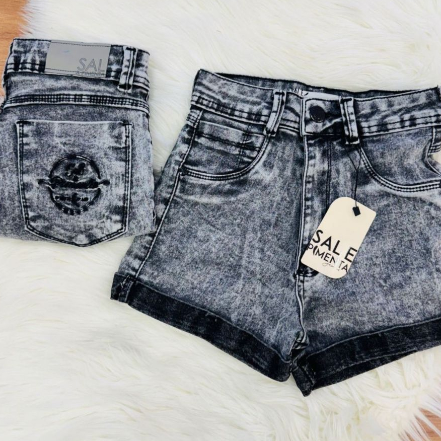 Shorts Jeans Sal E Pimenta Original Modinha Blogueirinha em Oferta na Shopee