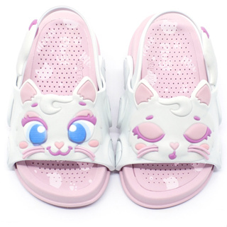 Sandália Infantil Plugt Menina Confortável Gatinha Miau Branco Rosa Claro em Oferta na Shopee