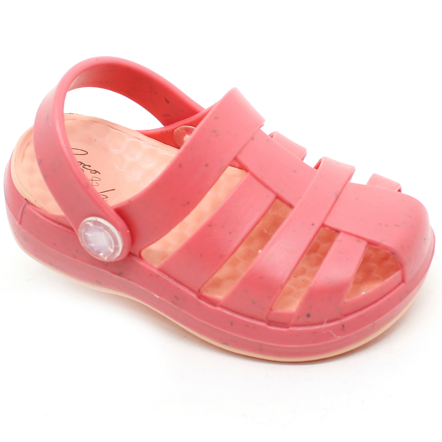 Sandália Babuche Chinelo Infantil Plugt Menina Pop Leve Confortável Macio Fibras Naturais Coral - Baby & Kids Fashion