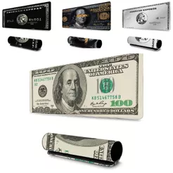 Mousepad Gamer Vários Tamanhos Modelos Money, Dollar Diversos C/ Borda Costurada