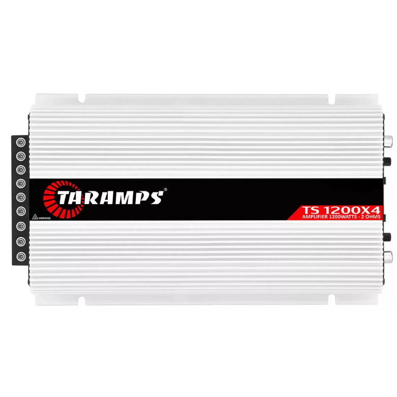 Modulo Taramps Ts1200x4 1200 Rms 4 Canais Amplificador 1200w Entrada Rca E Fio Som Carro Caminhonete