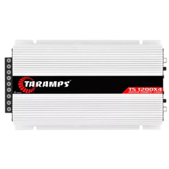 Modulo Taramps Ts1200x4 1200 Rms 4 Canais Amplificador 1200w Entrada Rca E Fio Som Carro Caminhonete