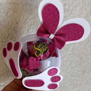 Lembrancinha Fofa Coelinho Da Páscoa Porta Doces Chocolate Presente em Oferta na Shopee